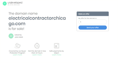 Desktop Screenshot of electricalcontractorchicago.com